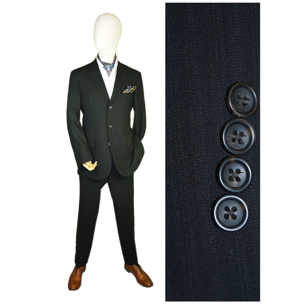 PRONTO UOMO PLATINUM TRAVELOOK 42L 36W GRAY SUIT